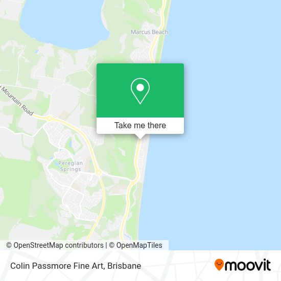 Colin Passmore Fine Art map