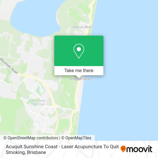 Acuquit Sunshine Coast - Laser Acupuncture To Quit Smoking map