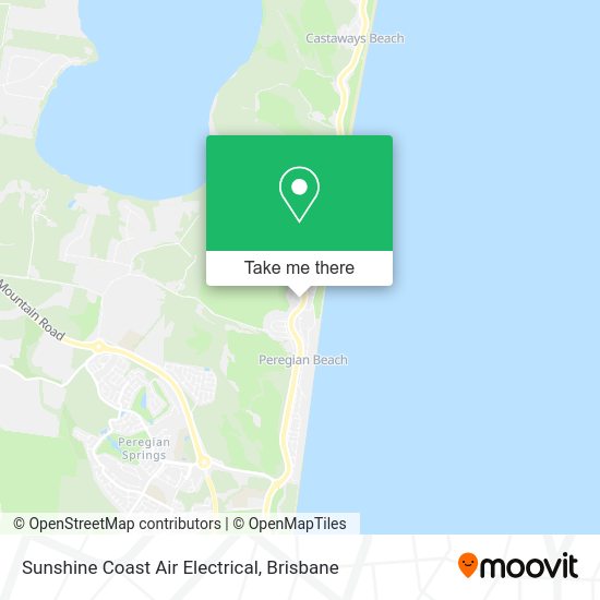 Sunshine Coast Air Electrical map