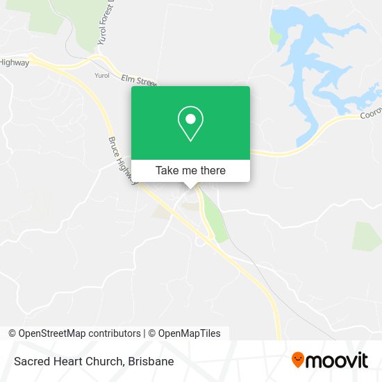 Sacred Heart Church map