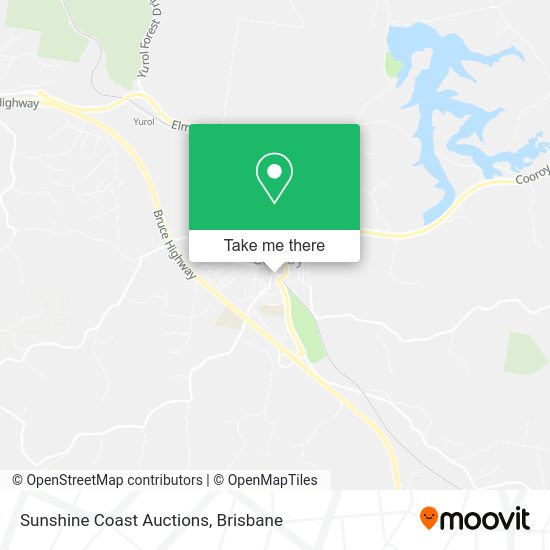 Sunshine Coast Auctions map