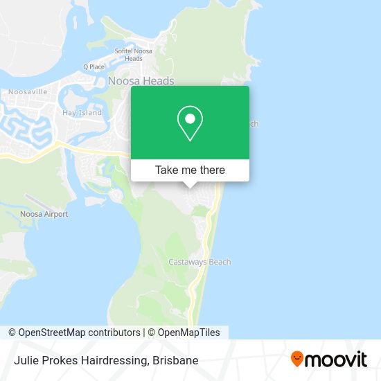 Julie Prokes Hairdressing map