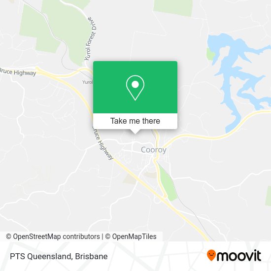 PTS Queensland map