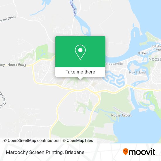 Maroochy Screen Printing map