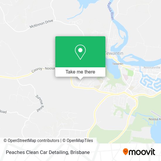 Peaches Clean Car Detailing map