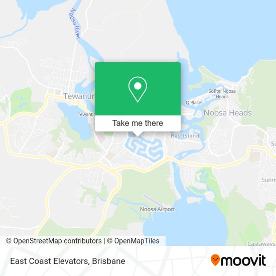 East Coast Elevators map