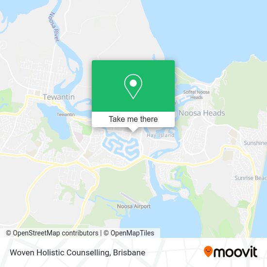 Woven Holistic Counselling map