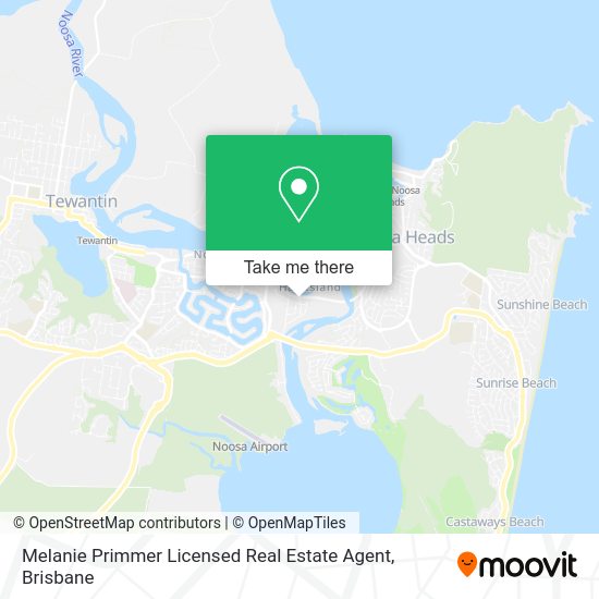 Melanie Primmer Licensed Real Estate Agent map