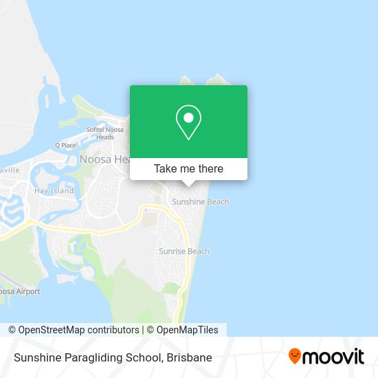 Sunshine Paragliding School map