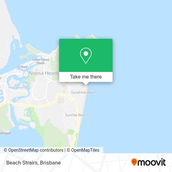 Beach Strairs map