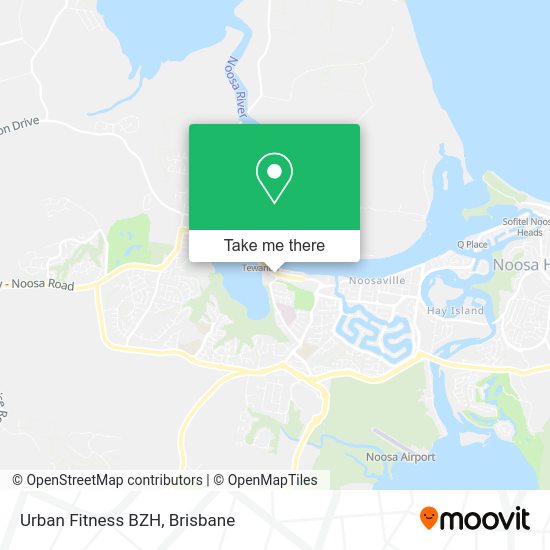 Urban Fitness BZH map
