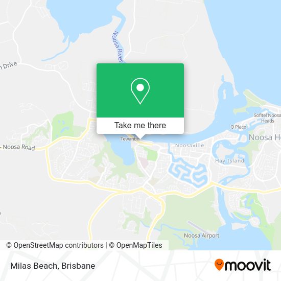 Milas Beach map