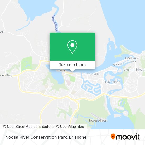 Noosa River Conservation Park map
