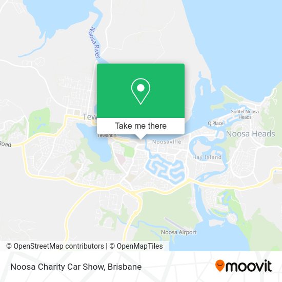 Noosa Charity Car Show map