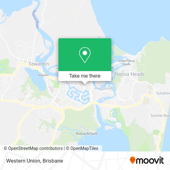 Western Union map