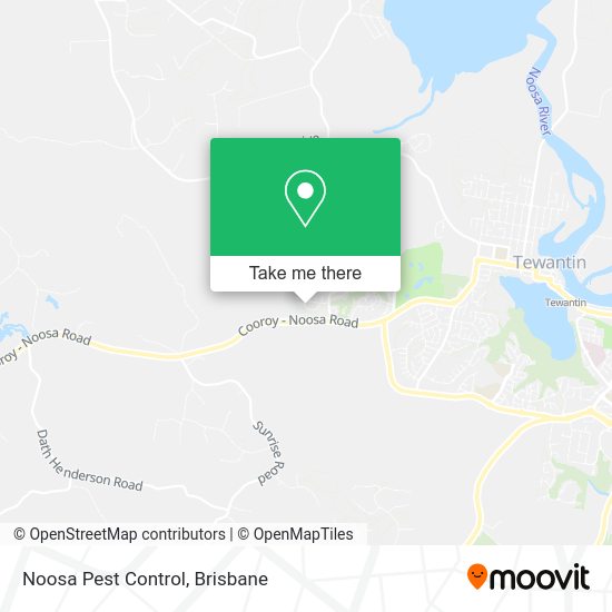 Noosa Pest Control map