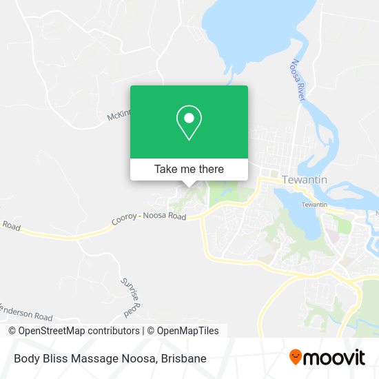 Body Bliss Massage Noosa map