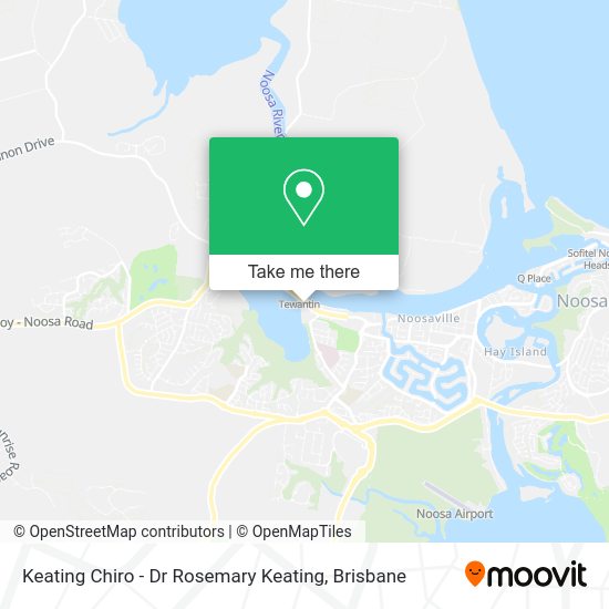 Keating Chiro - Dr Rosemary Keating map