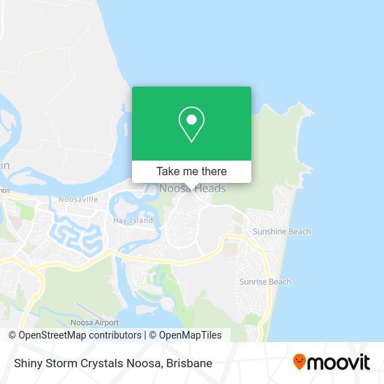Shiny Storm Crystals Noosa map