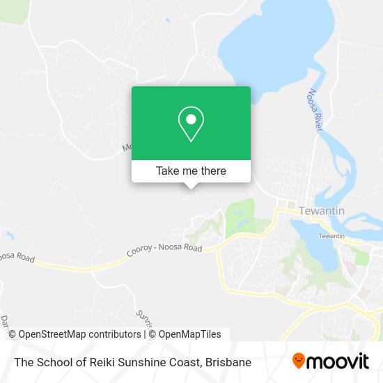 The School of Reiki Sunshine Coast map