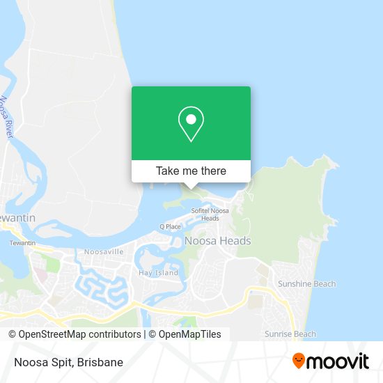 Noosa Spit map