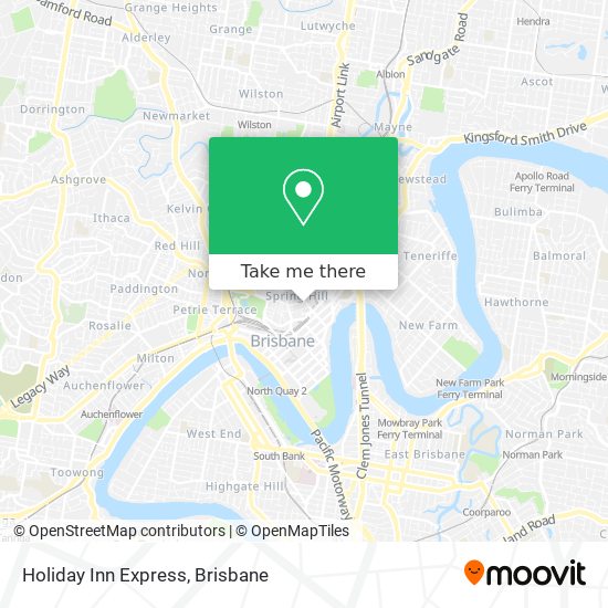 Holiday Inn Express map