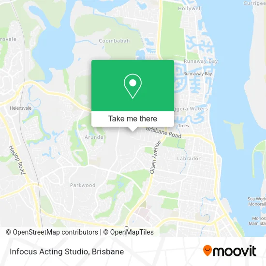 Infocus Acting Studio map