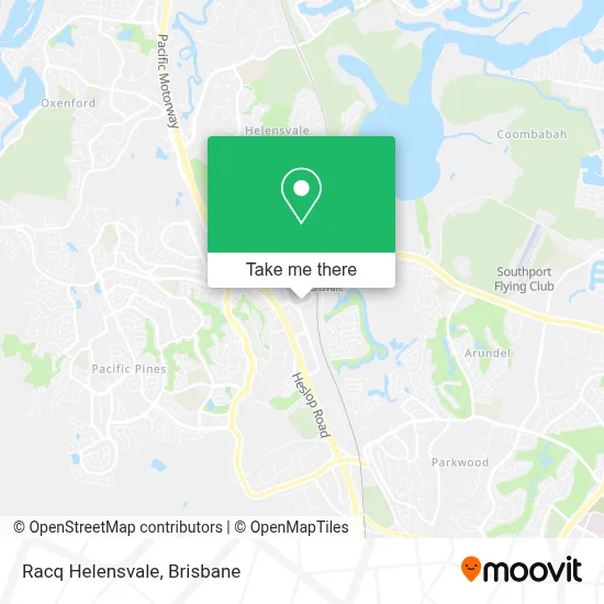 Racq Helensvale map
