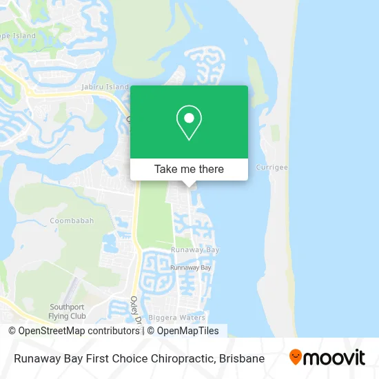 Runaway Bay First Choice Chiropractic map