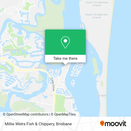 Mapa Millie Weirs Fish & Chippery