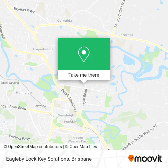 Mapa Eagleby Lock Key Solutions