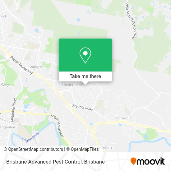 Mapa Brisbane Advanced Pest Control