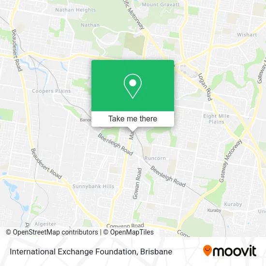 International Exchange Foundation map