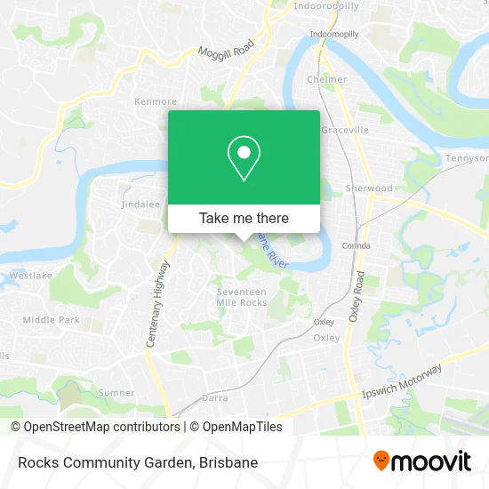 Rocks Community Garden map