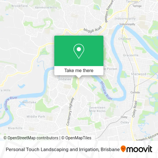 Personal Touch Landscaping and Irrigation map