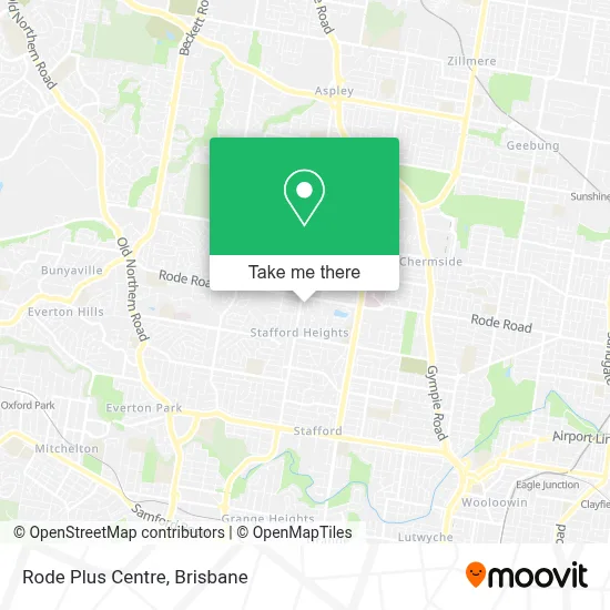 Rode Plus Centre map