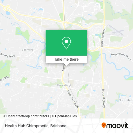 Health Hub Chiropractic map