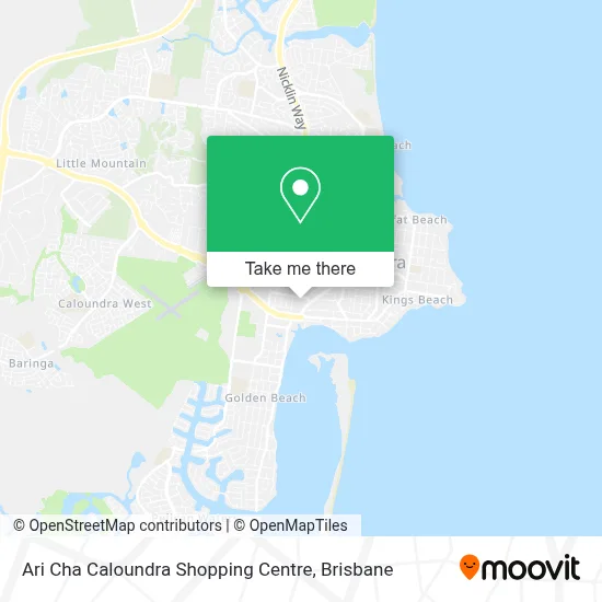 Mapa Ari Cha Caloundra Shopping Centre