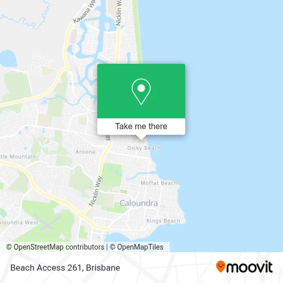 Mapa Beach Access 261