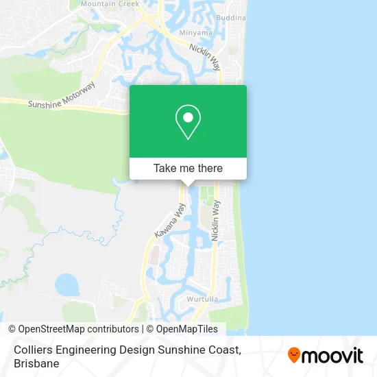 Colliers Engineering Design Sunshine Coast map