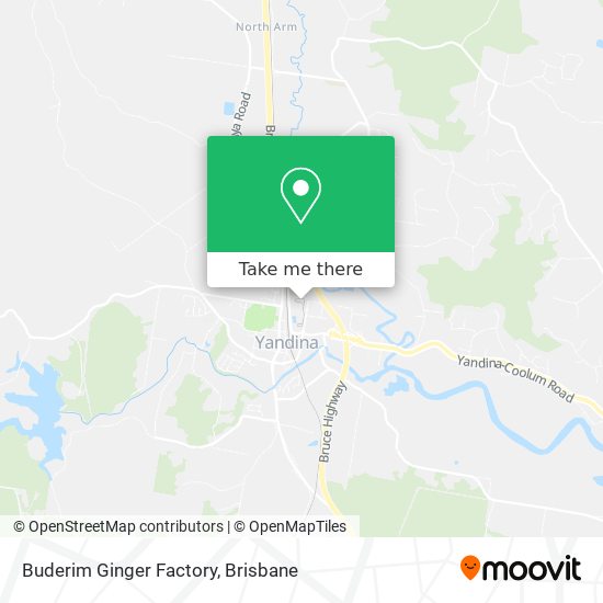 Buderim Ginger Factory map