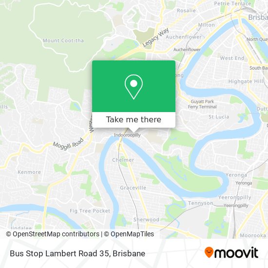 Bus Stop Lambert Road 35 map