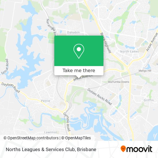 Norths Leagues & Services Club map