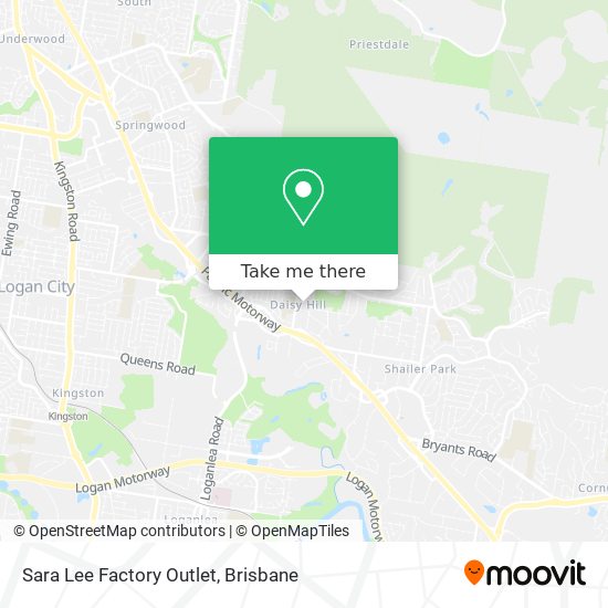 How to get to Sara Lee Factory Outlet in Daisy Hill by Bus?