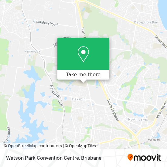 Watson Park Convention Centre map
