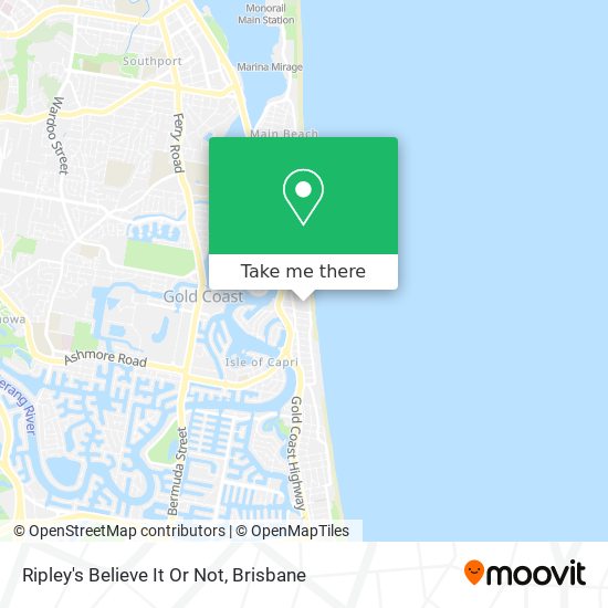 Ripley's Believe It Or Not map