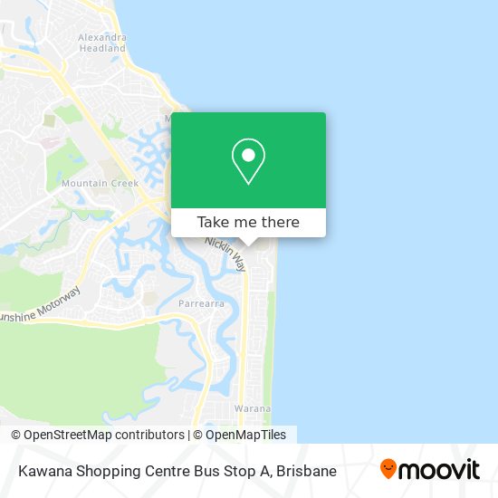 Kawana Shopping Centre Bus Stop A map