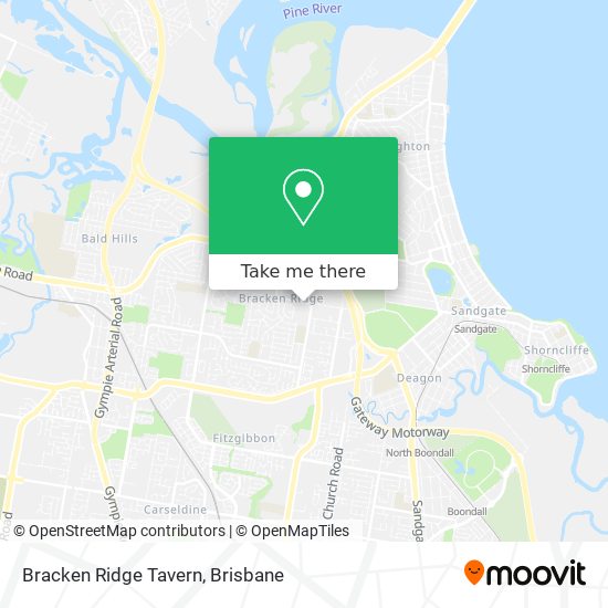 Bracken Ridge Tavern map