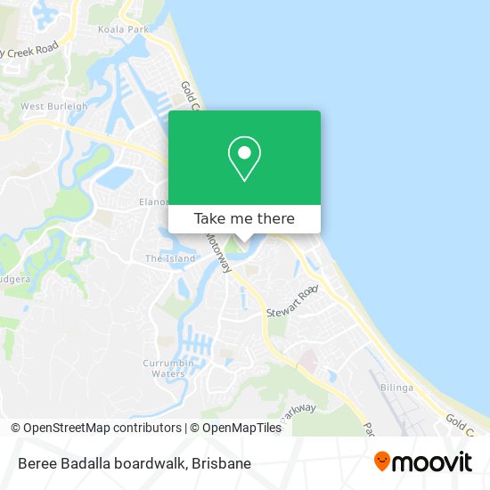 Beree Badalla boardwalk map