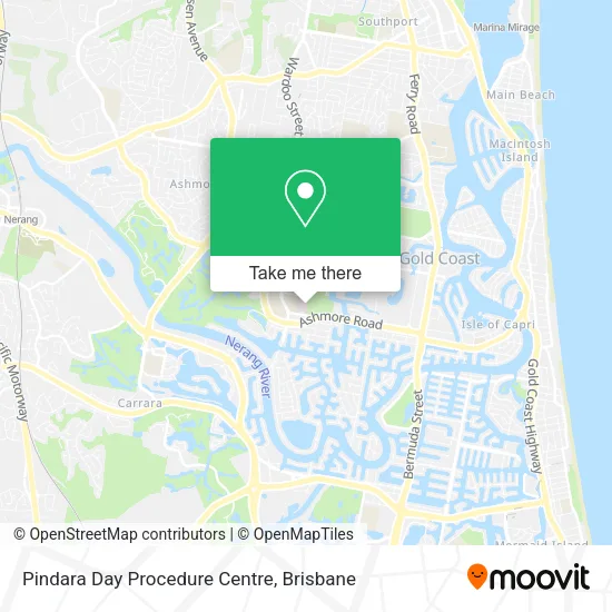 Pindara  Day Procedure Centre map